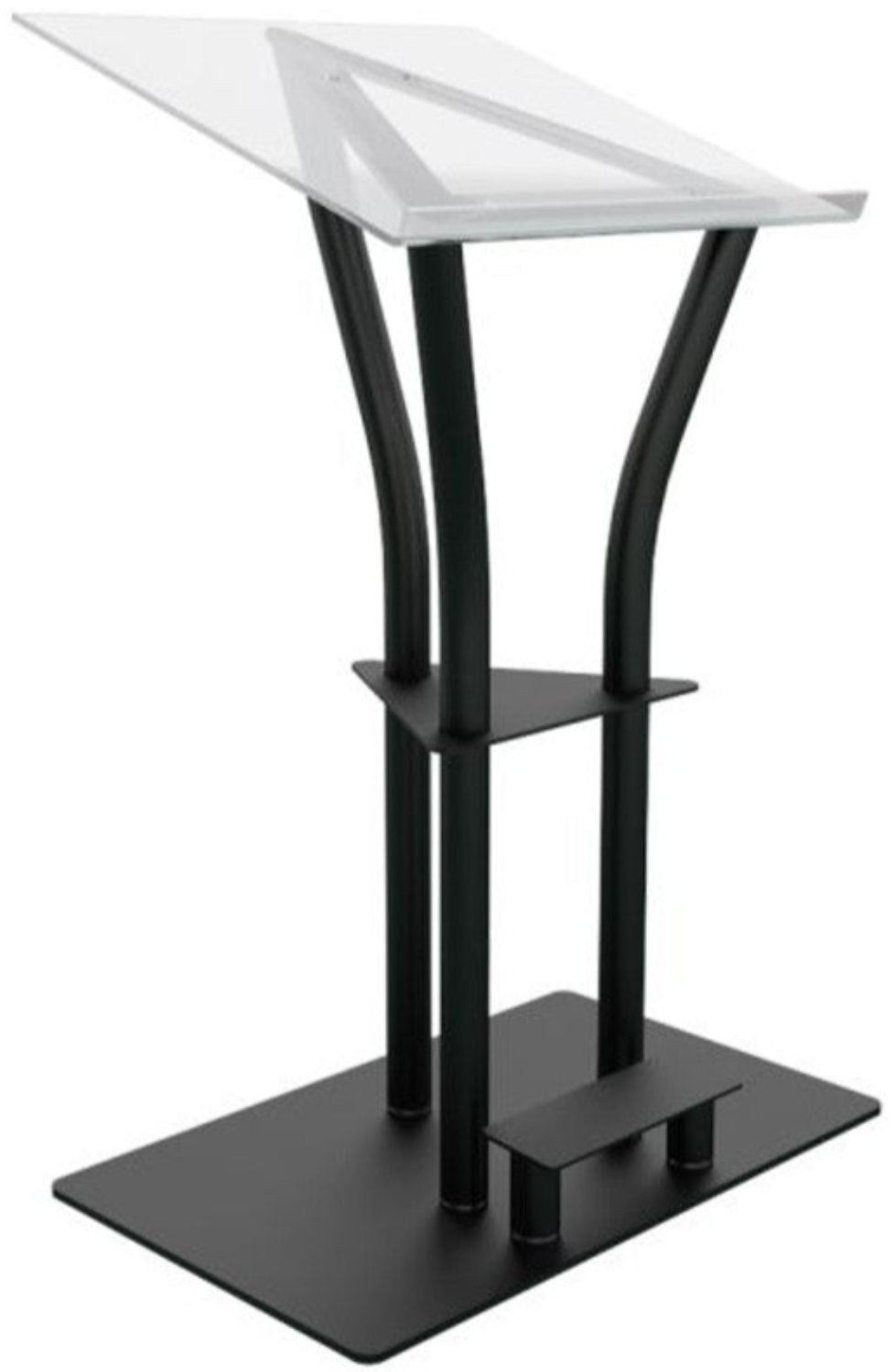 Stylish Aluminum Truss Lectern with Acrylic Top - Ideal for Modern Spaces