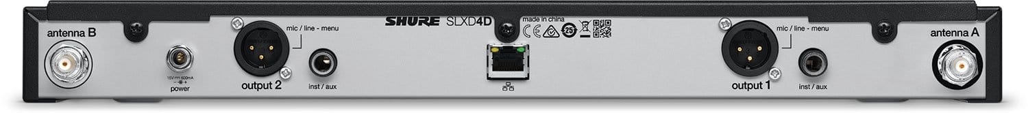 Shure SLXD4D H55 Dual-Channel Digital Wireless Receiver - Unleash Your Audio Potential