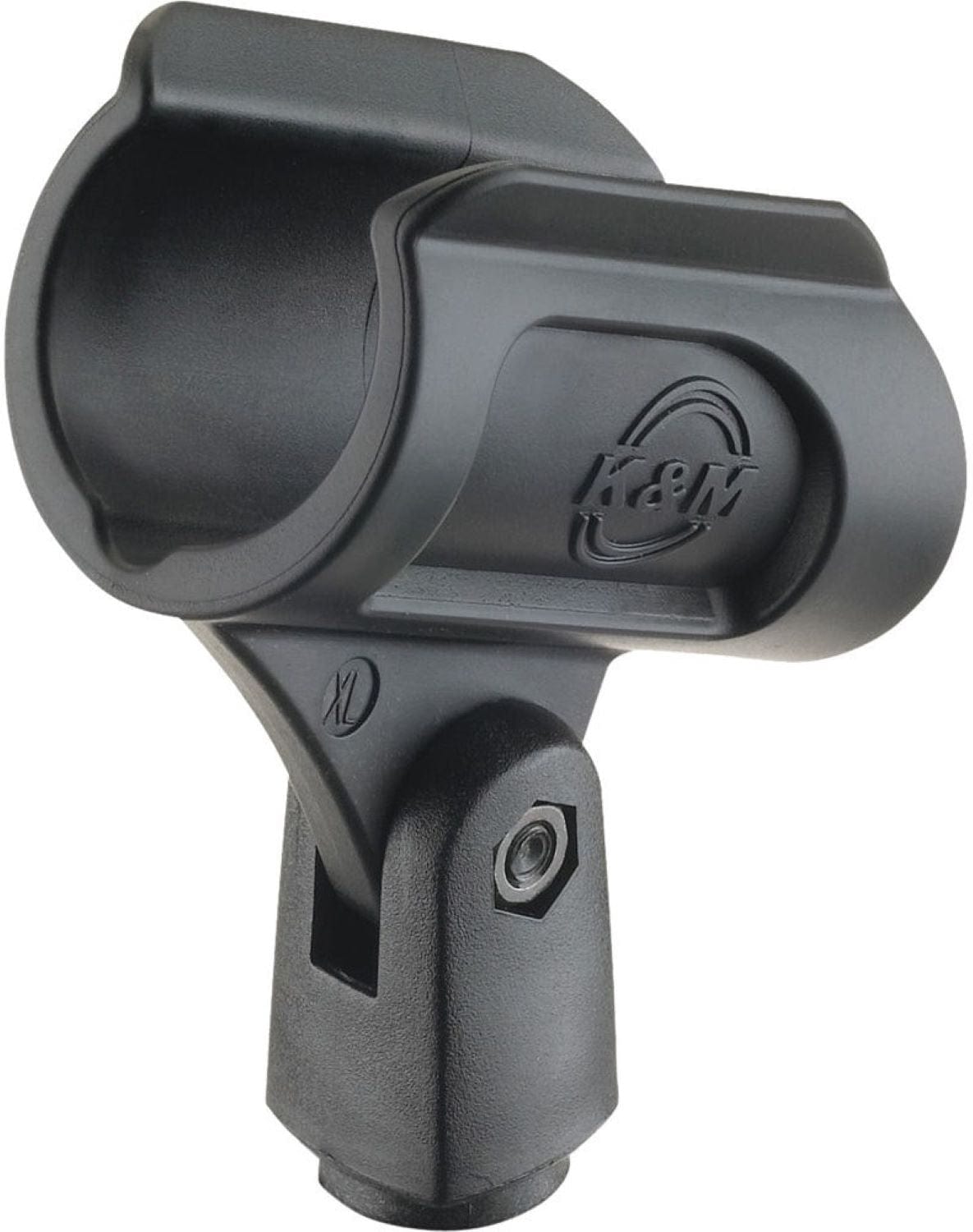 K&M 85070.510.55 10-Pack Black Microphone Clips - Secure & Easy Mounting
