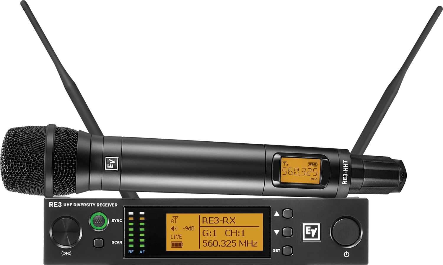 Electro-Voice RE3 RE420 6M Wireless Handheld Microphone Set - Unleash Your Voice