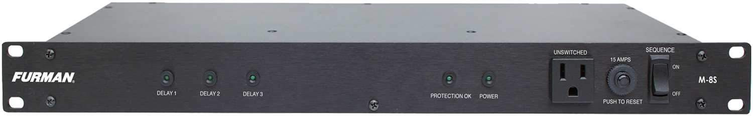 Furman M-8S 15A Power Conditioner with Sequencer - Your Equipment's Reliable Power Protector