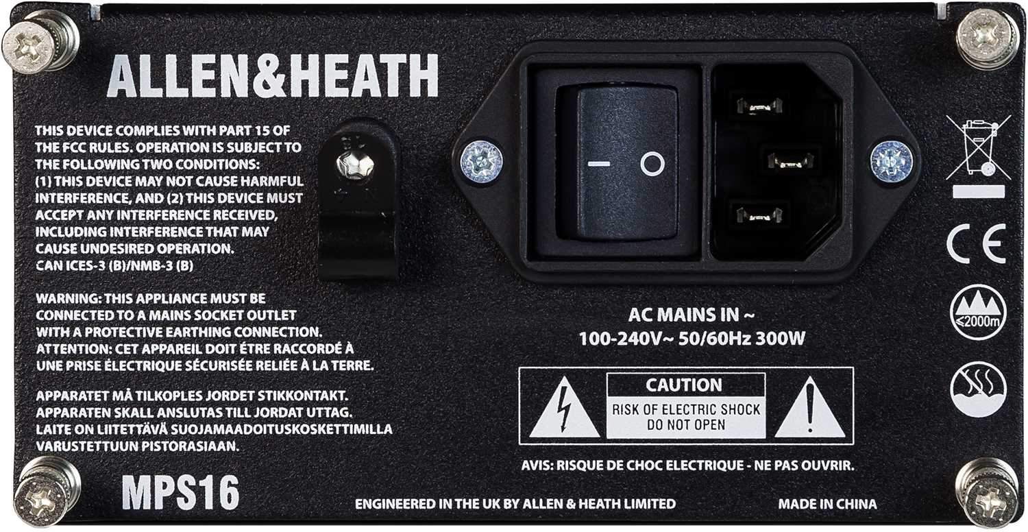 Allen & Heath MPS-16 Ultra-Hot-Swappable Power Supply