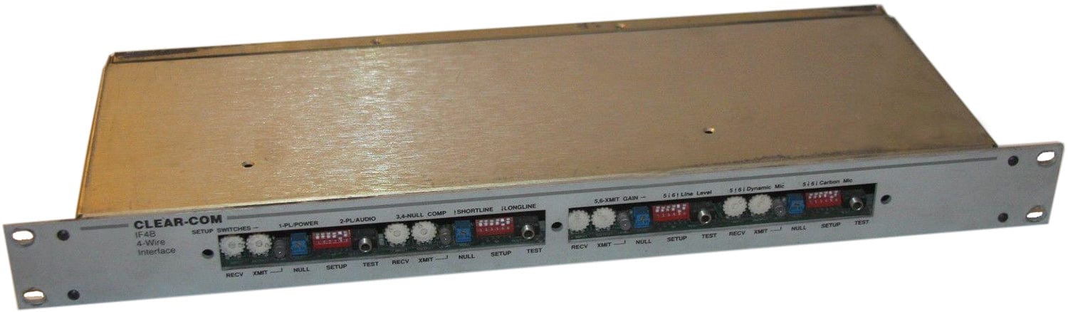 Clear-Com IF4BD 4-Wire Intercom Interface - 2x Module Version: Your Key to Seamless Communication Connectivity