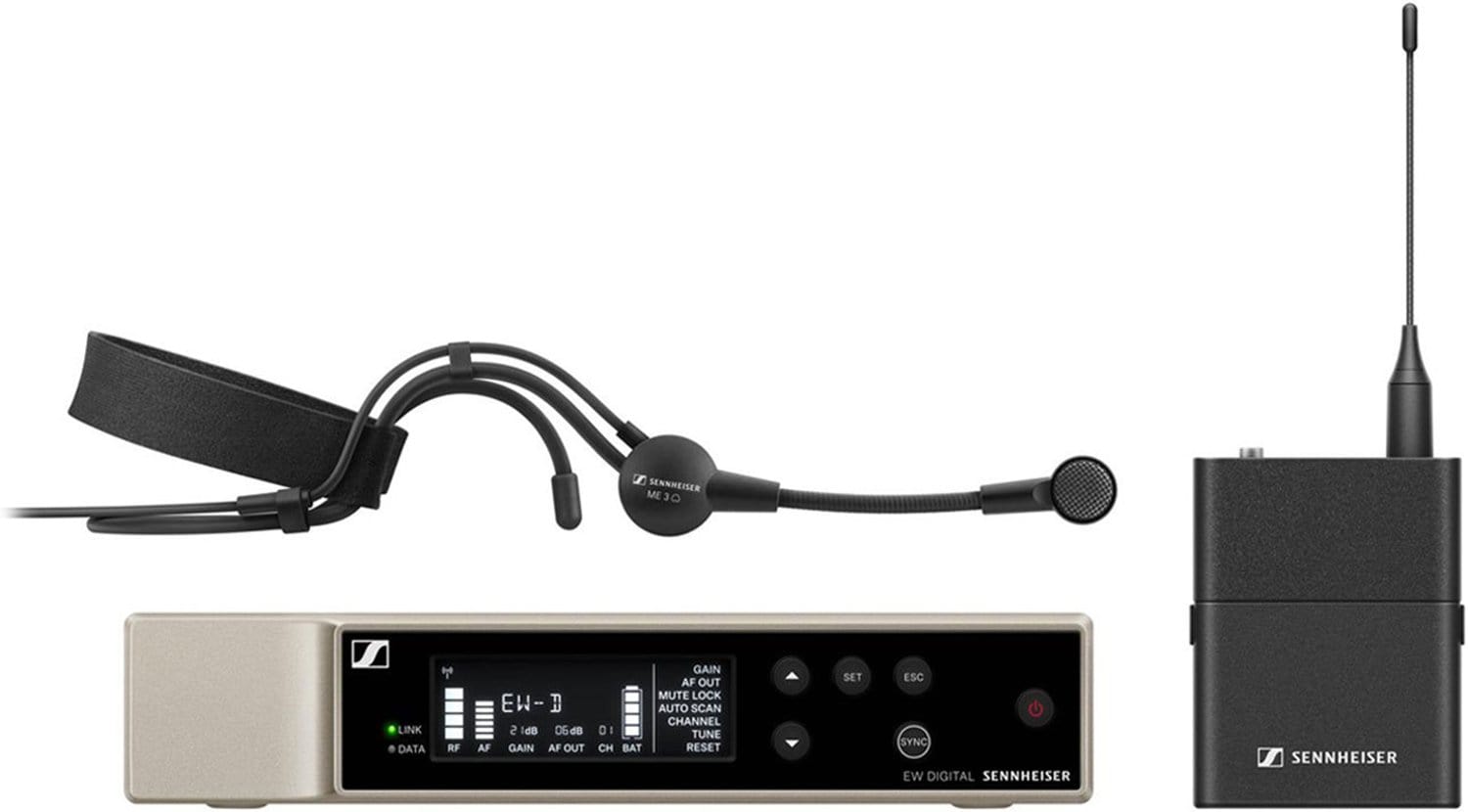 Sennheiser EW-D ME3 Digital Wireless Headset System - Your Stage Performance Essential
