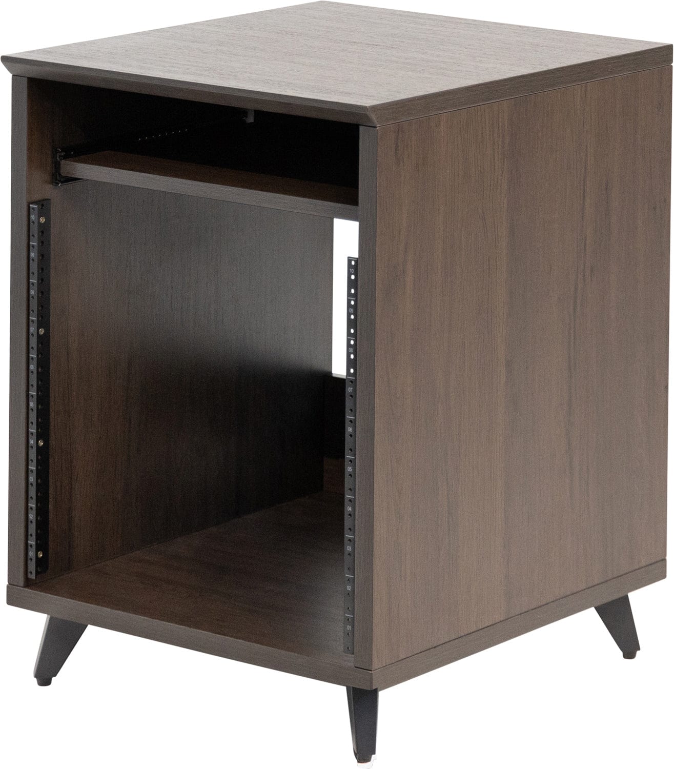 Gator Elite Furniture 10U Dark Walnut Rack Table - The Ultimate Audio Setup Solution