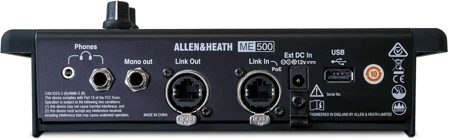 Allen & Heath ME-500: Your Ultimate 16-Channel Personal Monitor Mixer