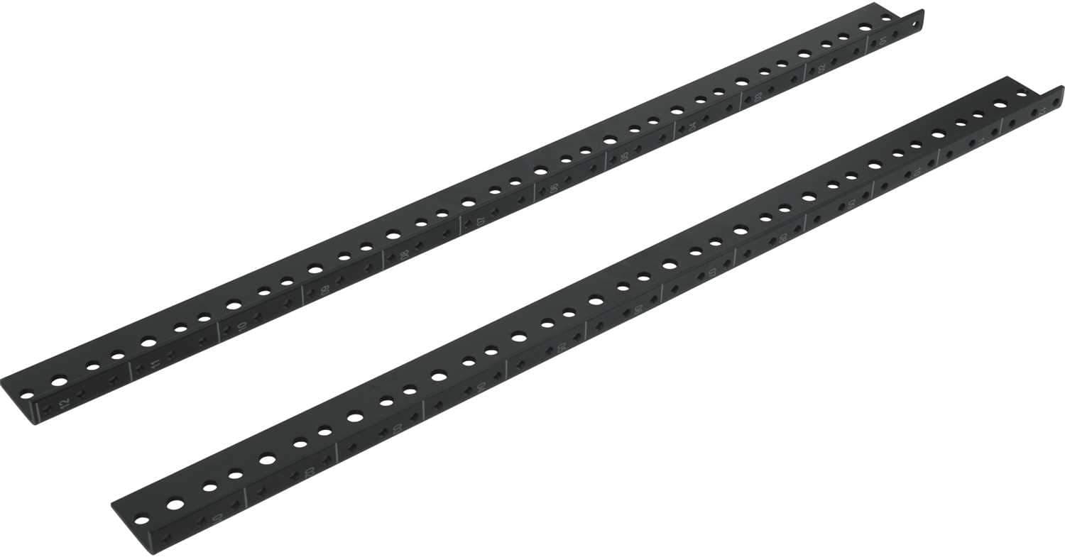 Gator 12U Rack Rail Set with Tapped 10-32 - Your Ideal Rack Solution!