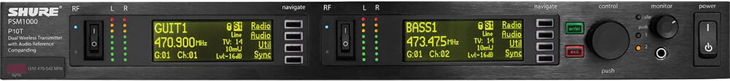 Shure P10T=-H22 Dual Rack Wireless Transmitter for PSM1000 - Unleash Your Audio Experience
