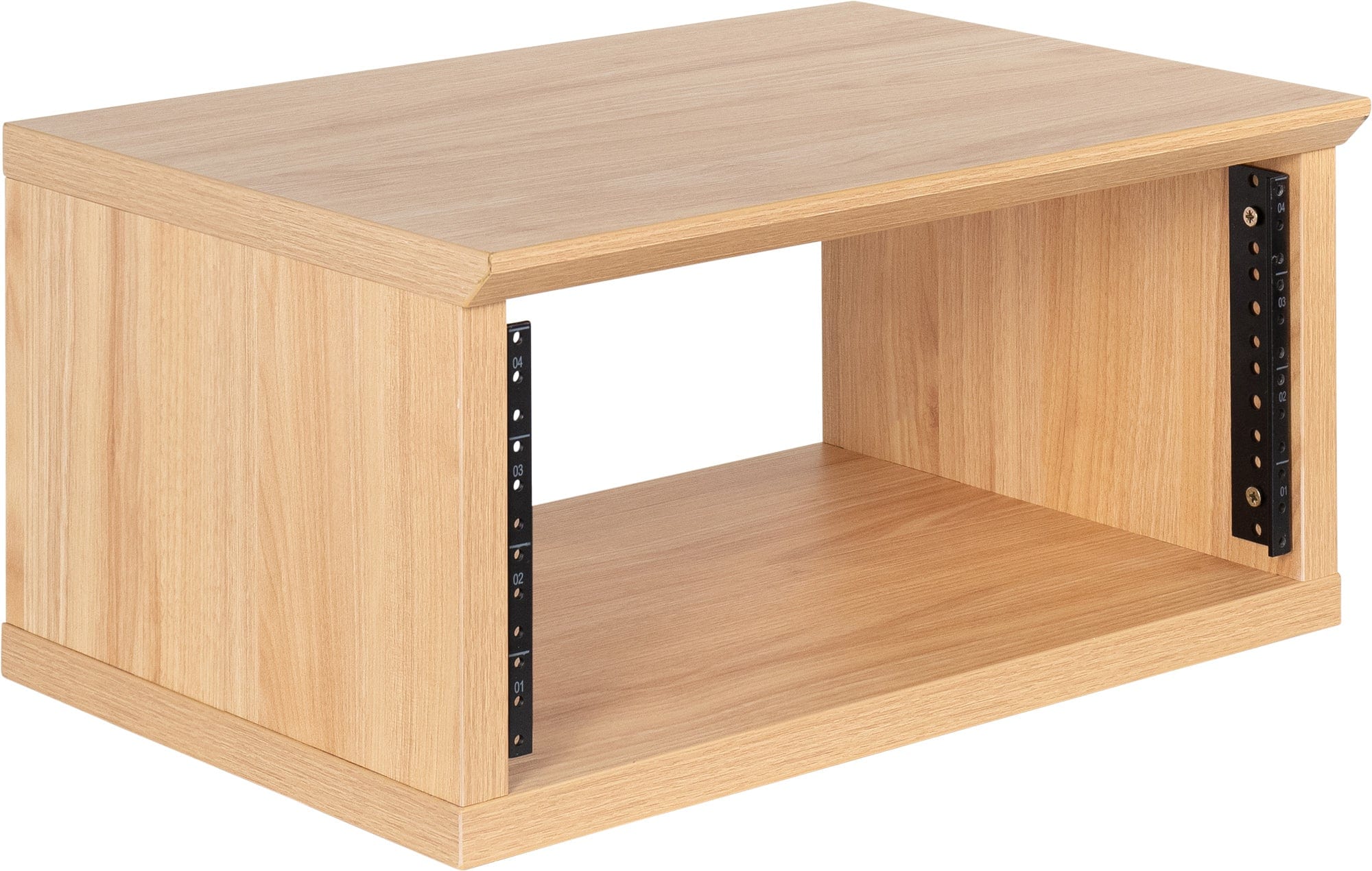 Gator Elite 4U Desktop Studio Rack - Maple Finish