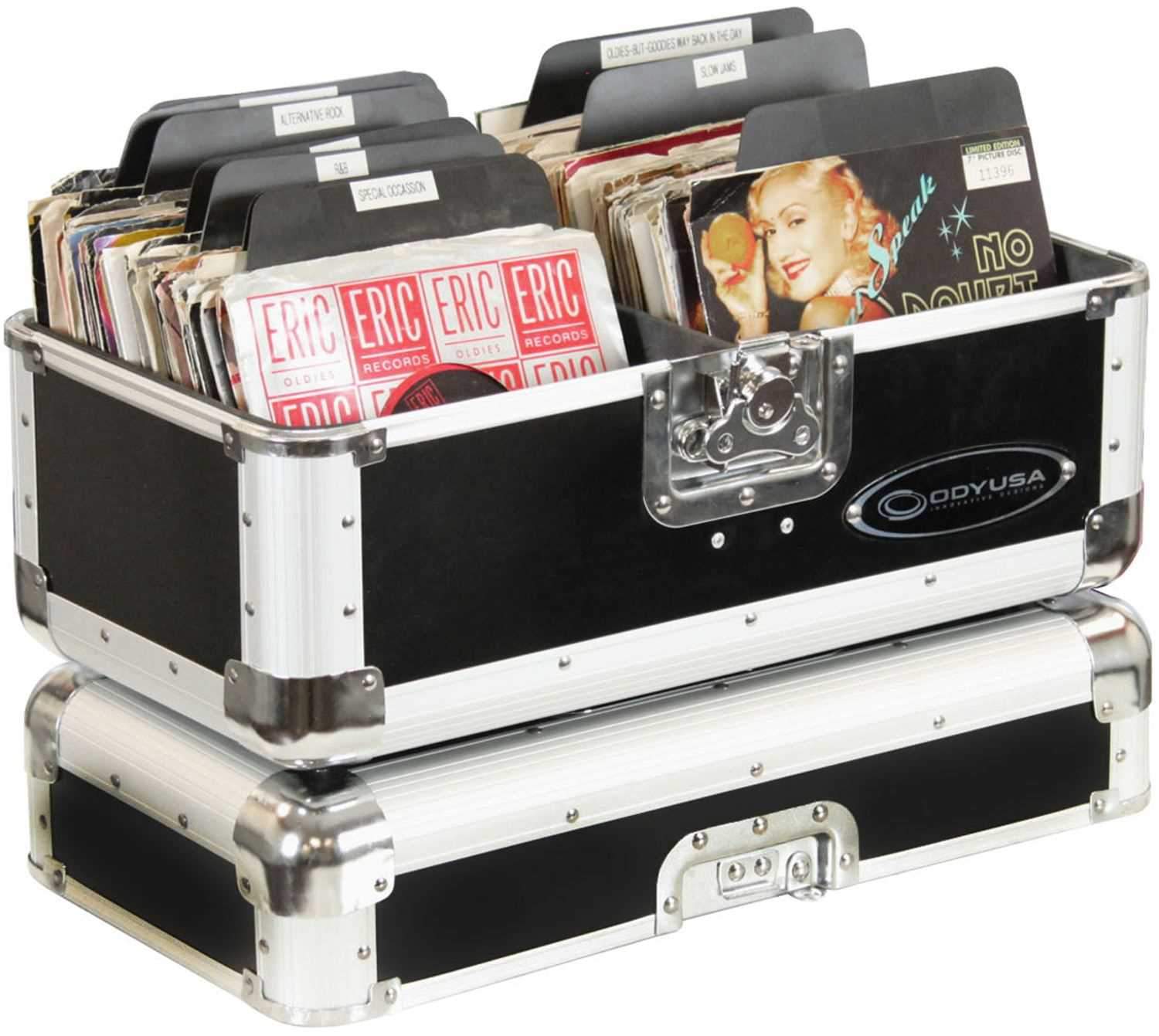 Odyssey K45120BLK Black 45 - 7In Record Case - Your Vinyl's Ultimate Protector