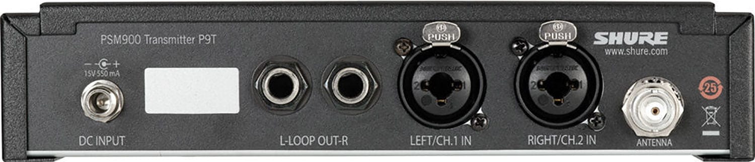 Shure P9T - H21 Band Wireless Transmitter for PSM900 Personal Monitor System - The Ultimate Choice for Professional Monitoring