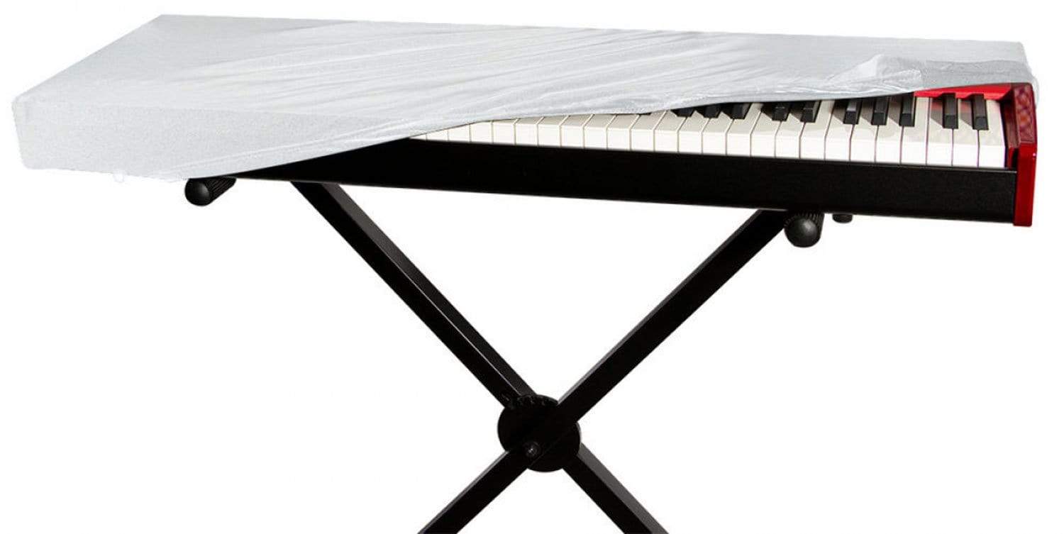 On Stage White 88-Key Keyboard Dust Cover - Protect Your Keys!