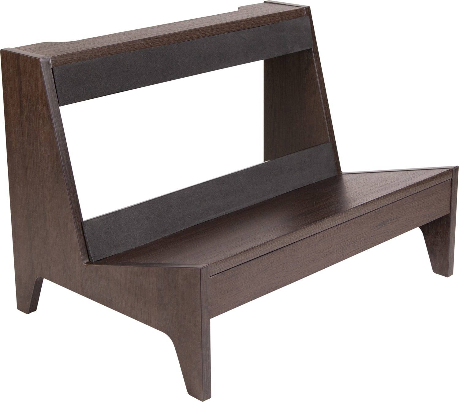 Gator Elite Large Guitar Amp Stand - Walnut, Ideal for Studio & Living Room
