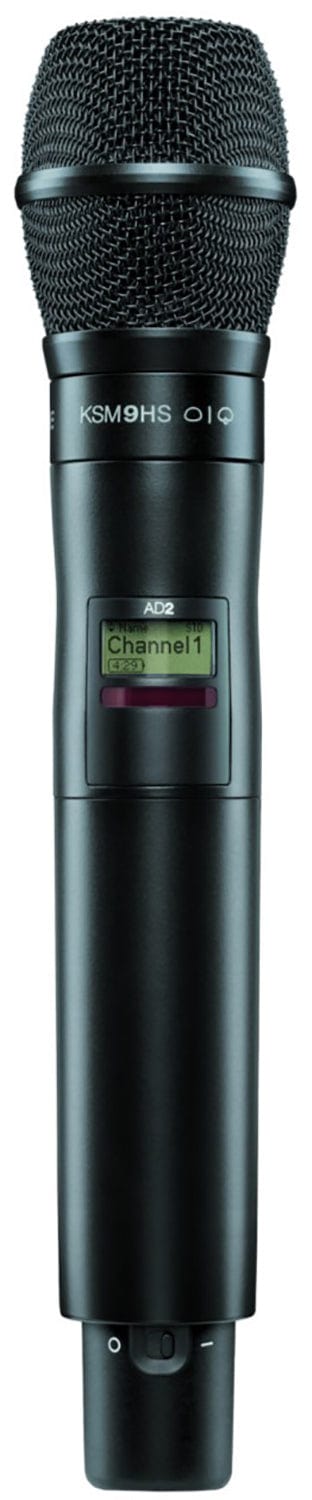 Shure Axient AD2/KSM9HS Handheld Wireless Microphone Transmitter - Captivate Your Audience with Crystal Clear Sound