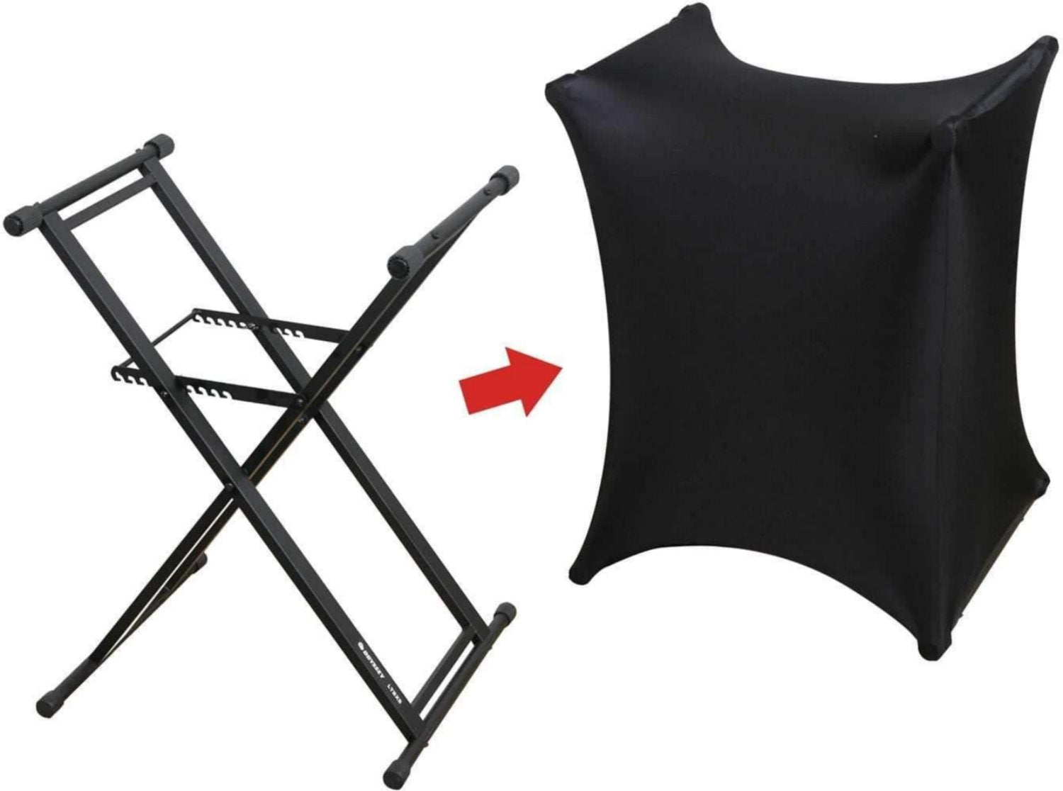 Odyssey SPALTBXSBLK X Stand Black Slip Screen Cover - Hide Cables & Enhance Setup