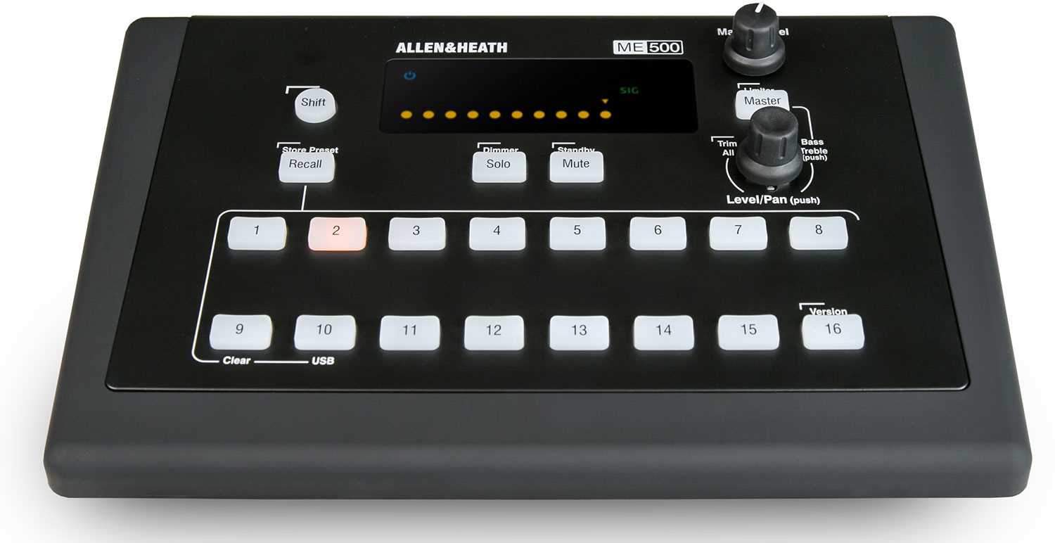 Allen & Heath ME-500: Your Ultimate 16-Channel Personal Monitor Mixer