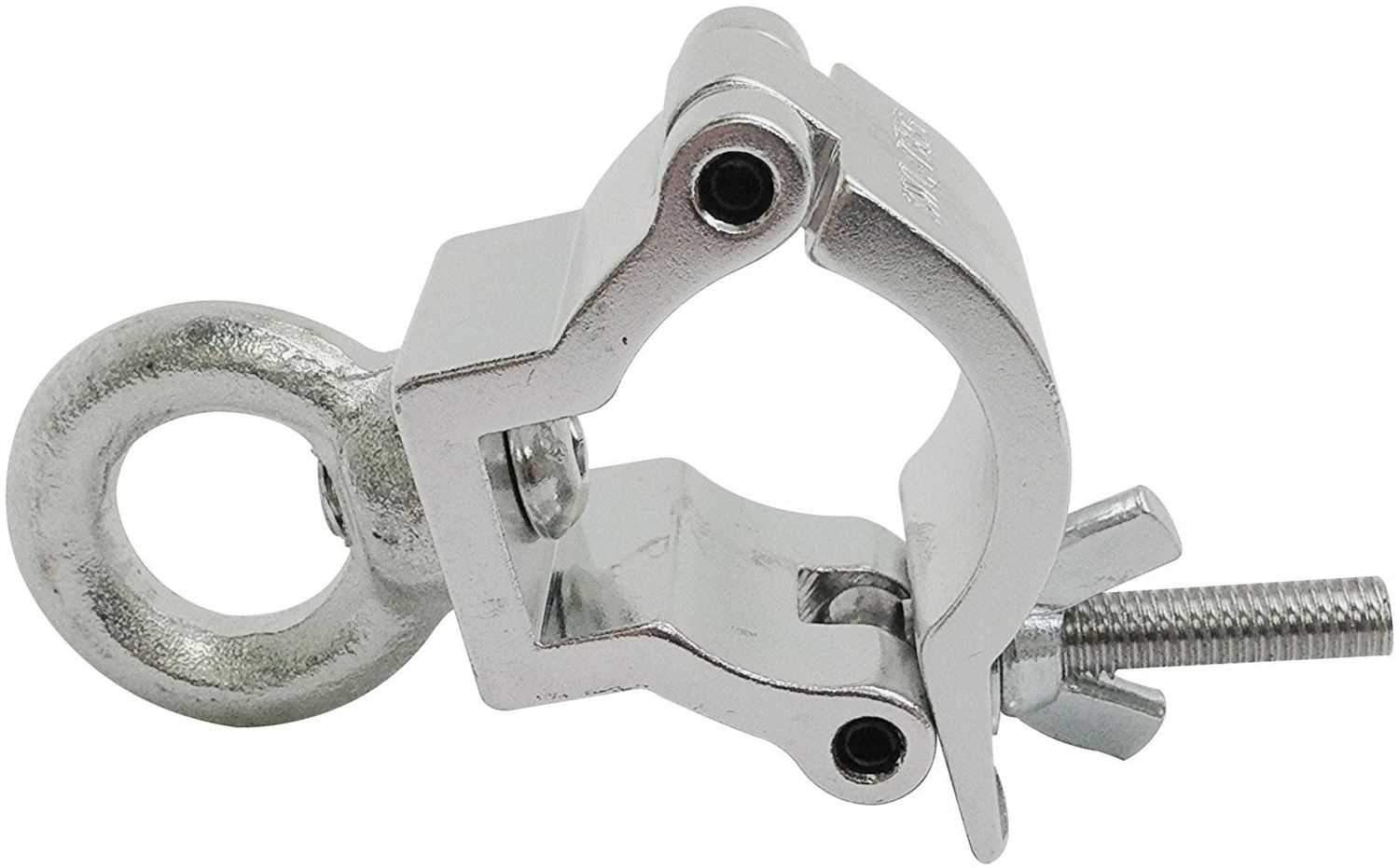 Global Truss Jr. Clamp - The Ultimate 35mm Tubing Wrap-Around Solution with Eyebolt