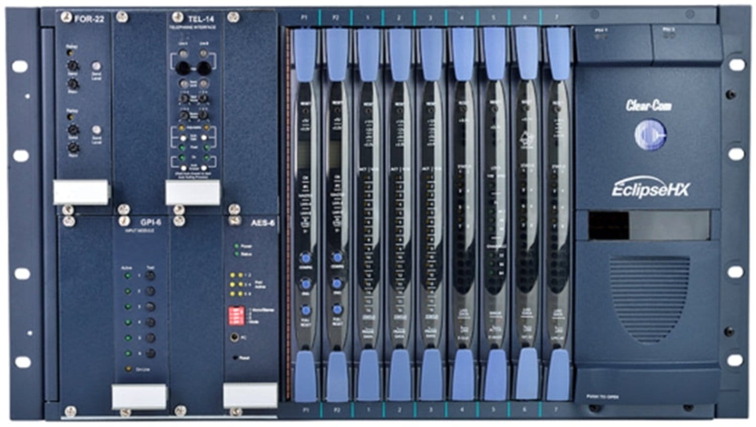 Clear-Com Eclipse HX-MEDIAN-0P Intercom Frame - The Ultimate Solution for Medium to Large Productions