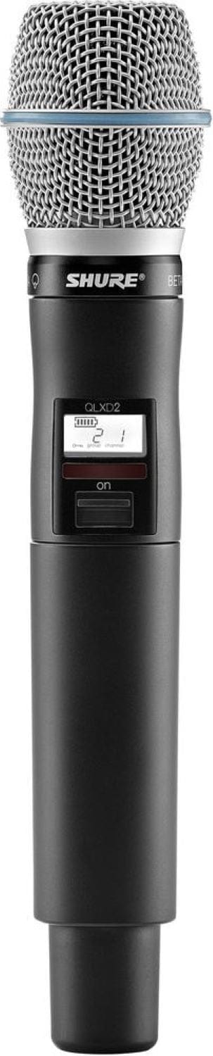 Shure QLXD2/B87A Handheld Transmitter - The Ultimate Vocal Wireless Mic