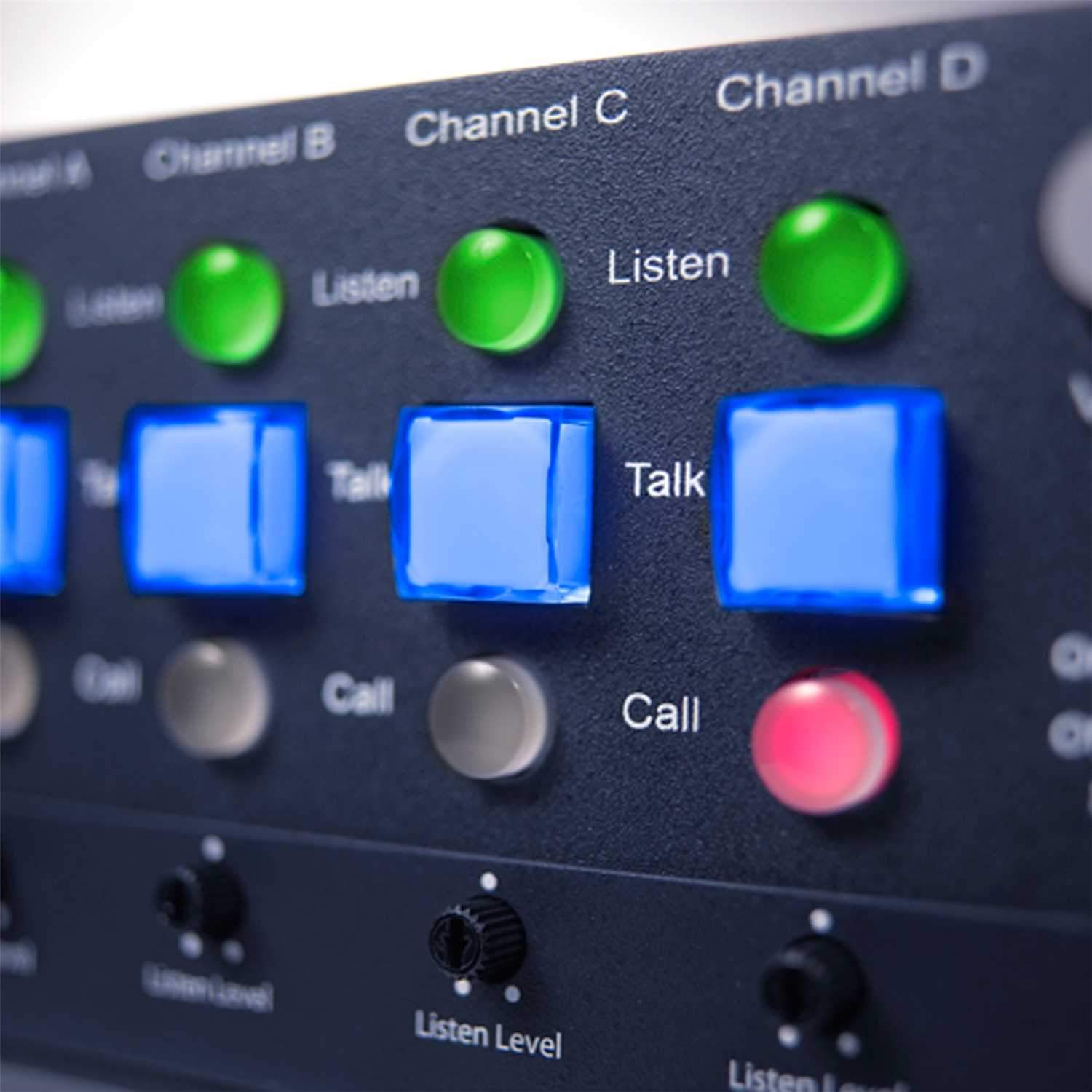Clear-Com MS-704 Professional 4-Channel Intercom Main Station