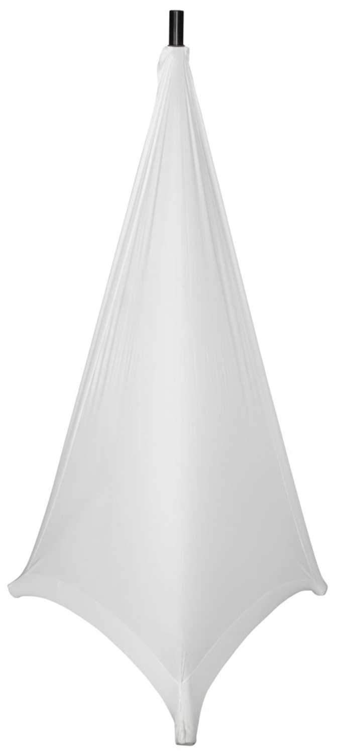 Gator Ultra-Stretchy White Speaker Stand Cover for Two Sides