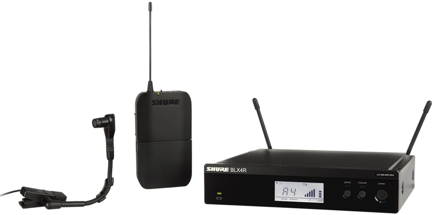 Shure BLX14R Wireless Rack-mount Instrument System - J11 Band: Professional Sound, Easy Setup, Long Battery Life