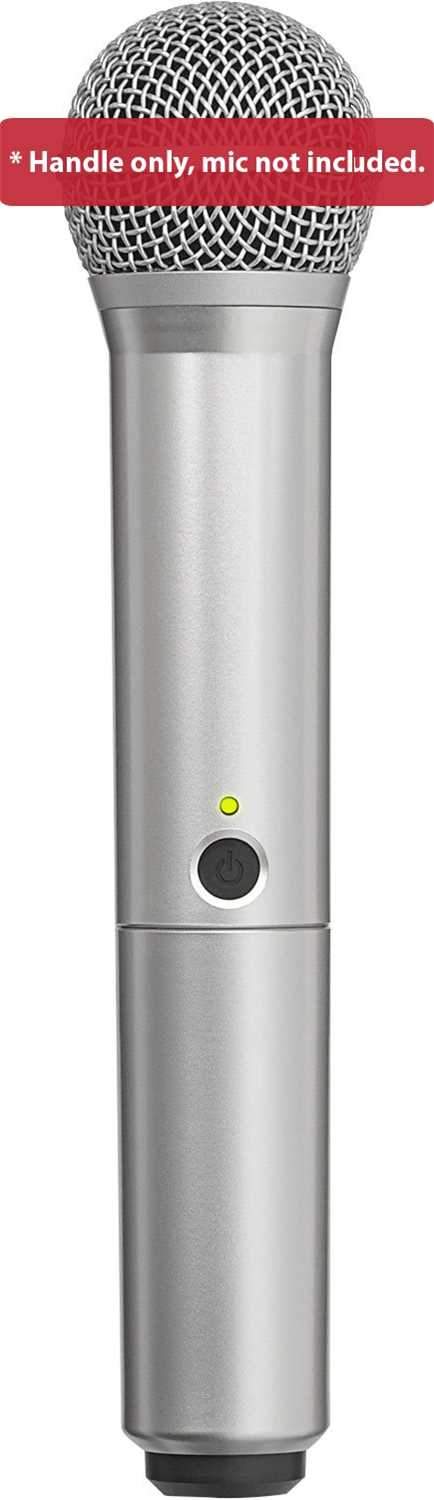 Shure BLX PG58 Wireless Microphone with Colored Handle in Silver - A Must-Have for Performers