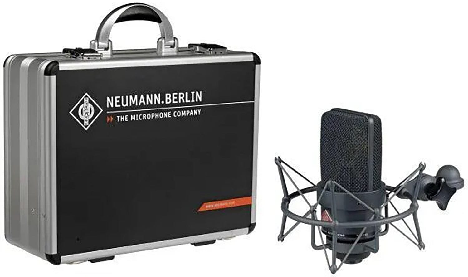 Neumann TLM-103-MT-SET Matte Black Condenser Microphone Bundle with EA 1 Shockmount and Aluminum Case