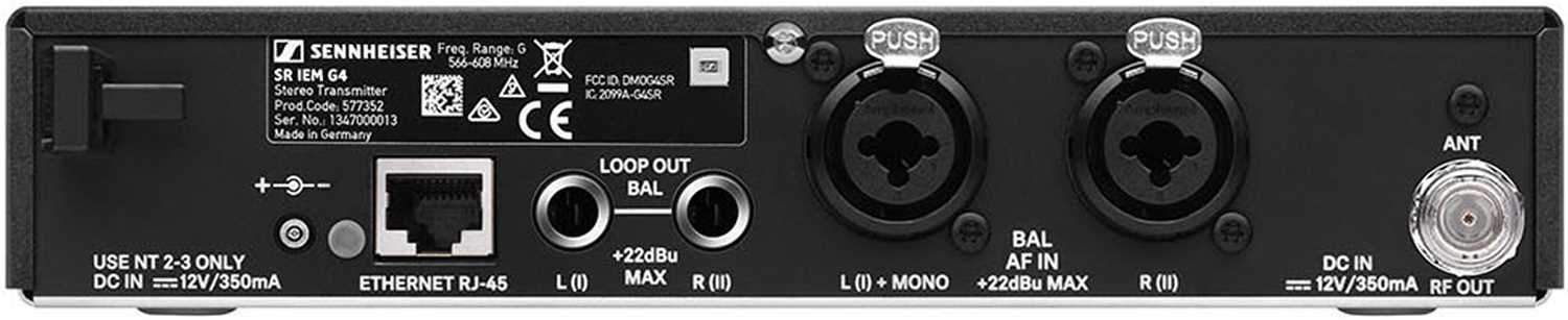 Sennheiser ew IEM G4 Evolution Wireless Stereo In-Ear Monitor Set - The Ultimate Stage Companion