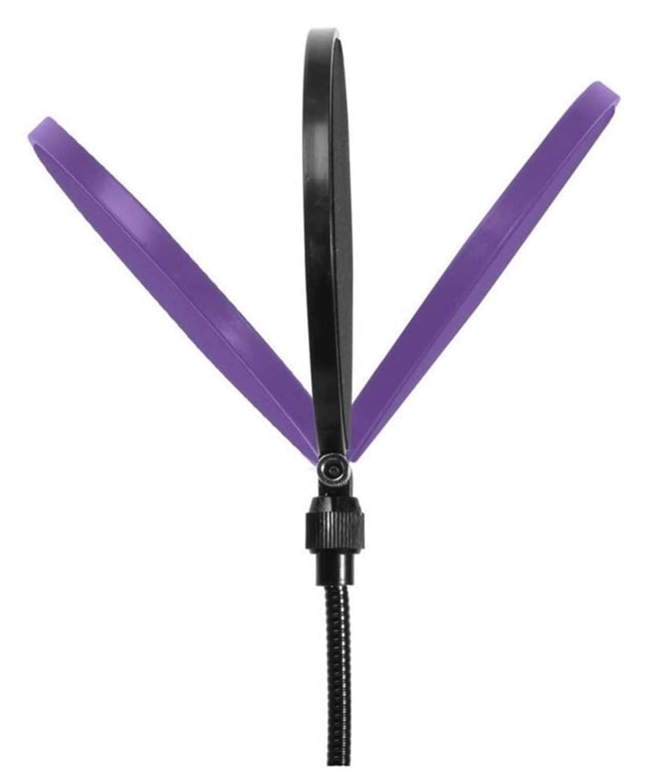 On-Stage ASVS6-GB 6-Inch Premium Gooseneck Clamp Pop Filter for Crystal Clear Sound