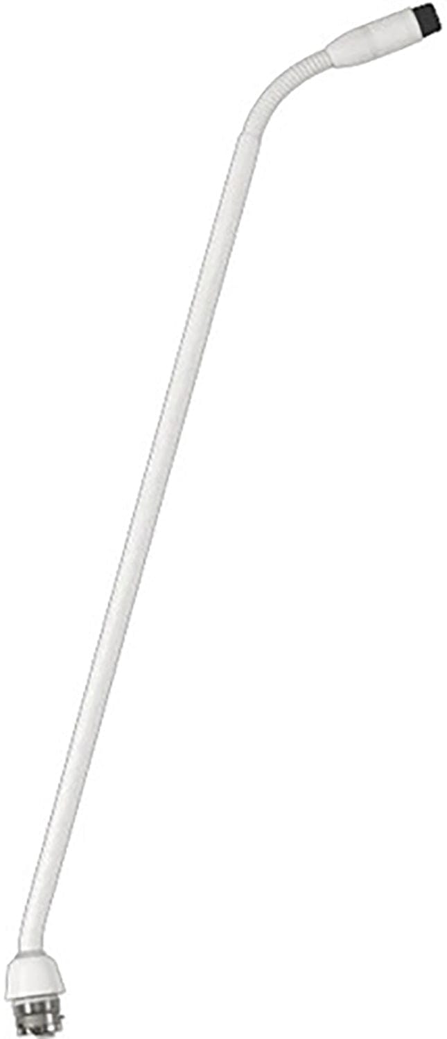 Shure MX415WRLP/N Microflex 15-Inch White Gooseneck Microphone with Top Light and No Capsule