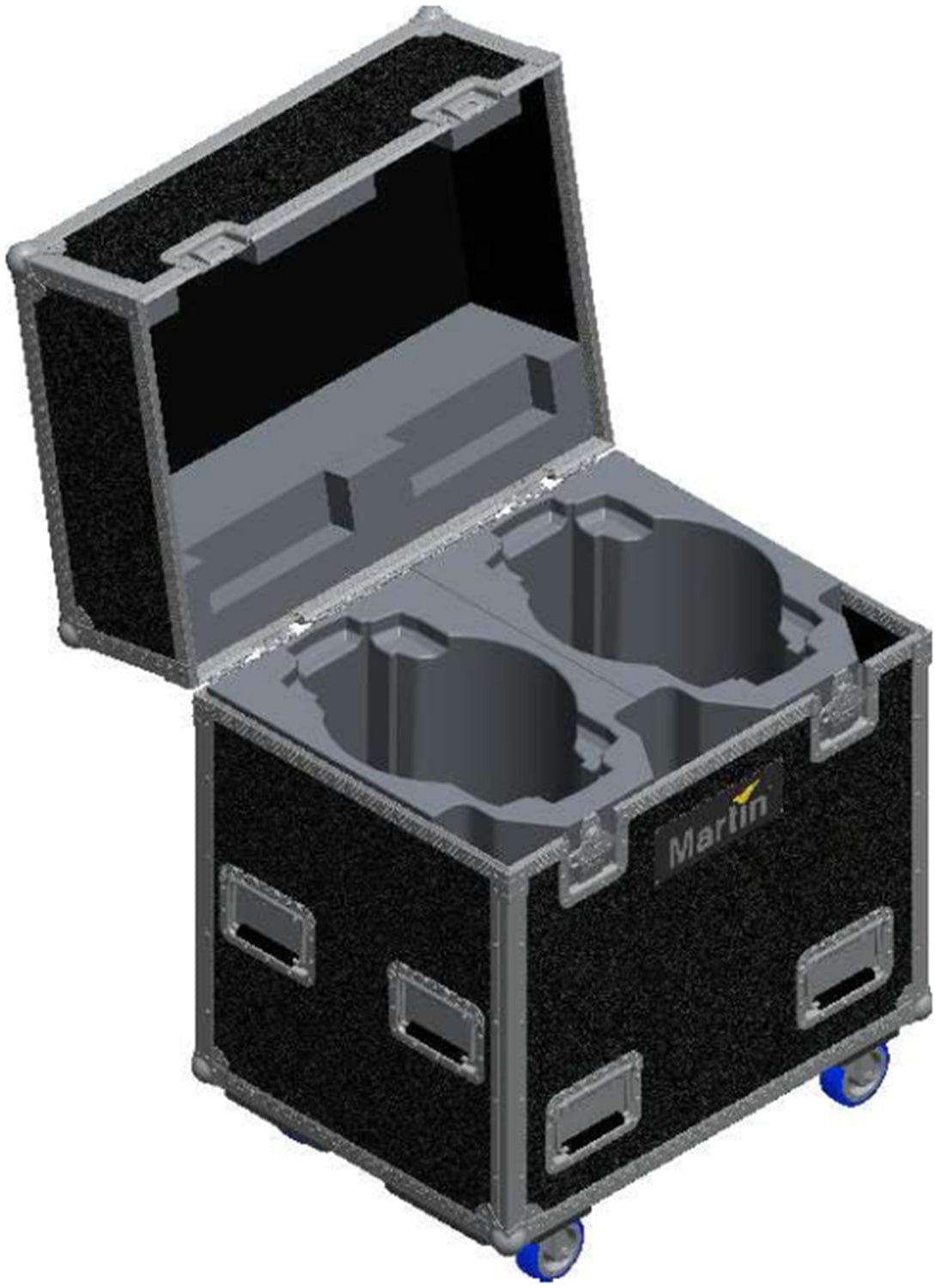 Martin Quantum 2 Wash Lights Protective Case - Your Ultimate Lighting Companion!