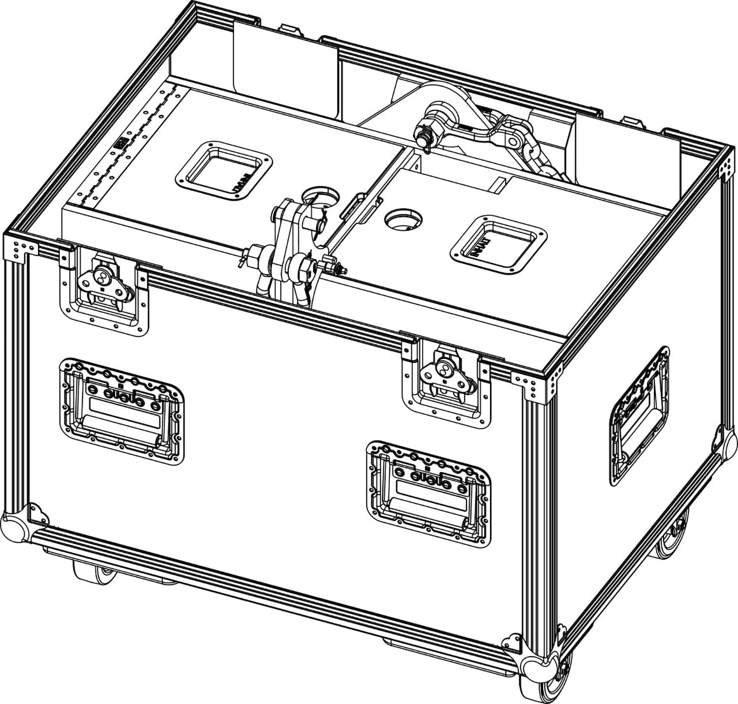 D&B Audiotechnik E7814.000 Touring Case: Your Reliable XSL8/XSL12 Speaker Protector