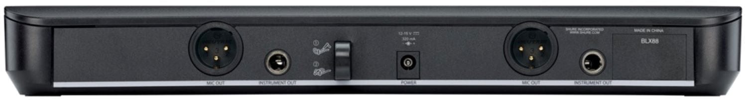 Shure BLX1288 Wireless Combo: Professional Sound with SM58 & MX153