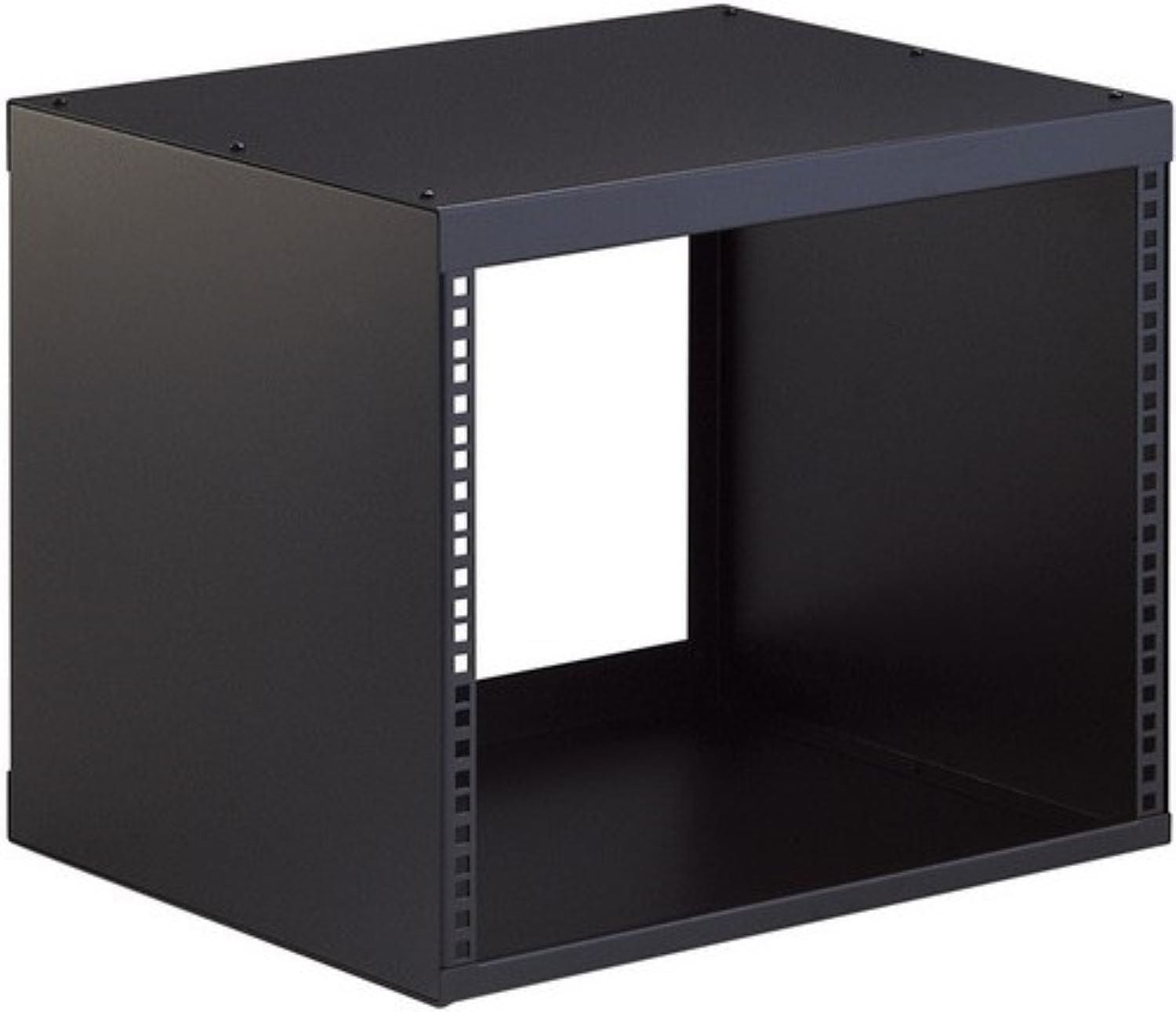 K&M 12-Space Black Steel Rack - Ideal for Organizing Your Gear