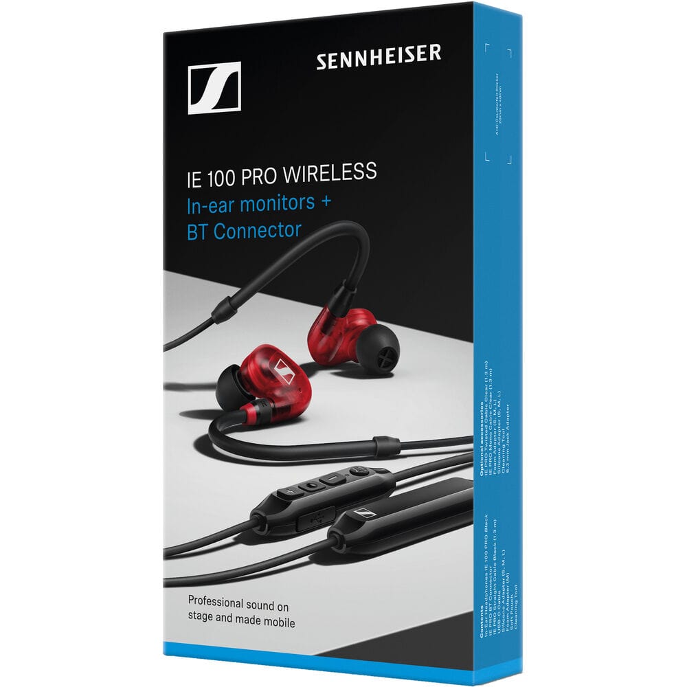 Sennheiser IE 100 PRO WIRELESS RED - The Ultimate Wireless In-Ear Monitoring Headphone