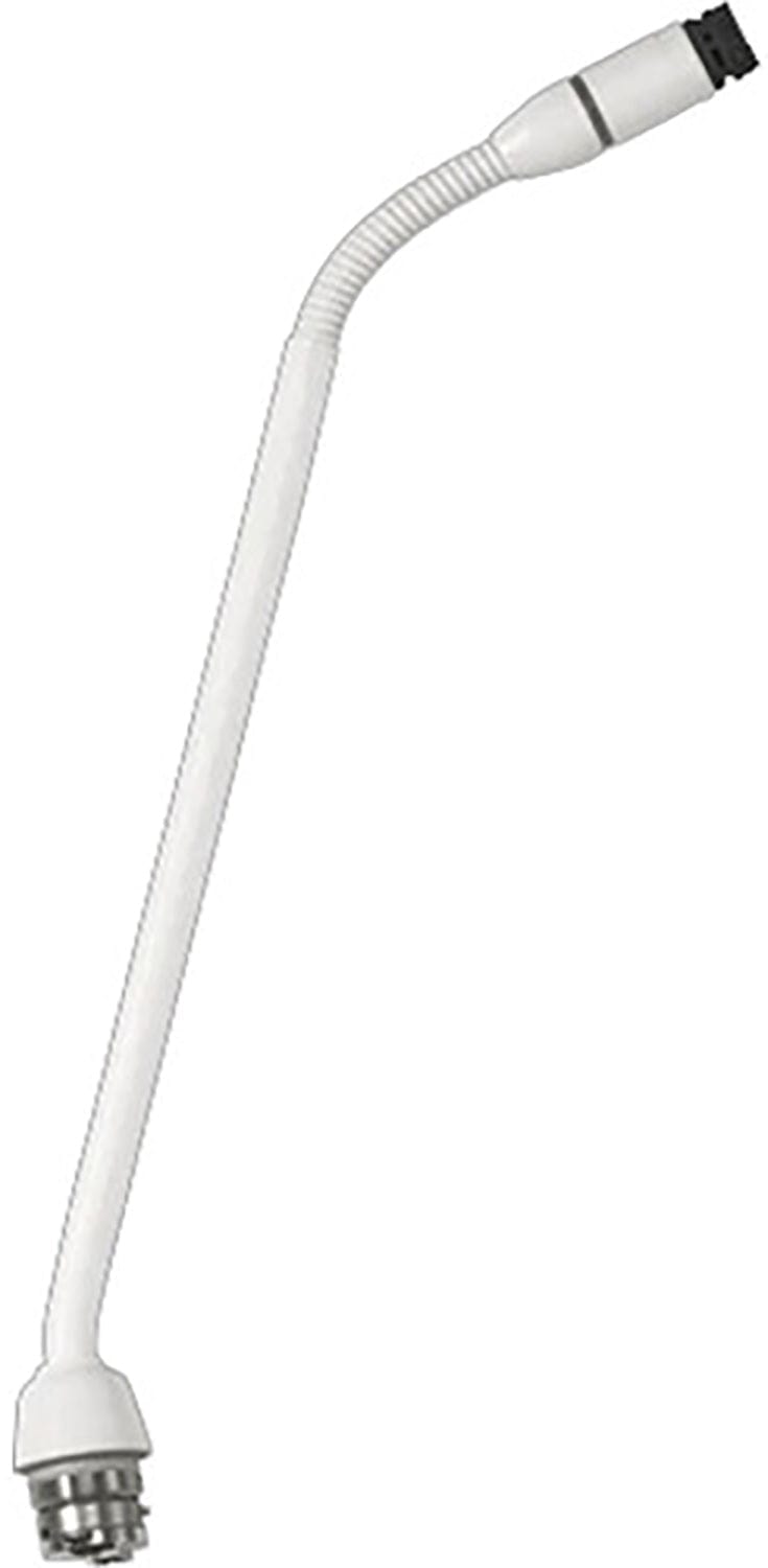 Shure MX410WRLP/N Microflex 10-Inch Gooseneck Microphone - Sleek and Stylish with No Capsule - White