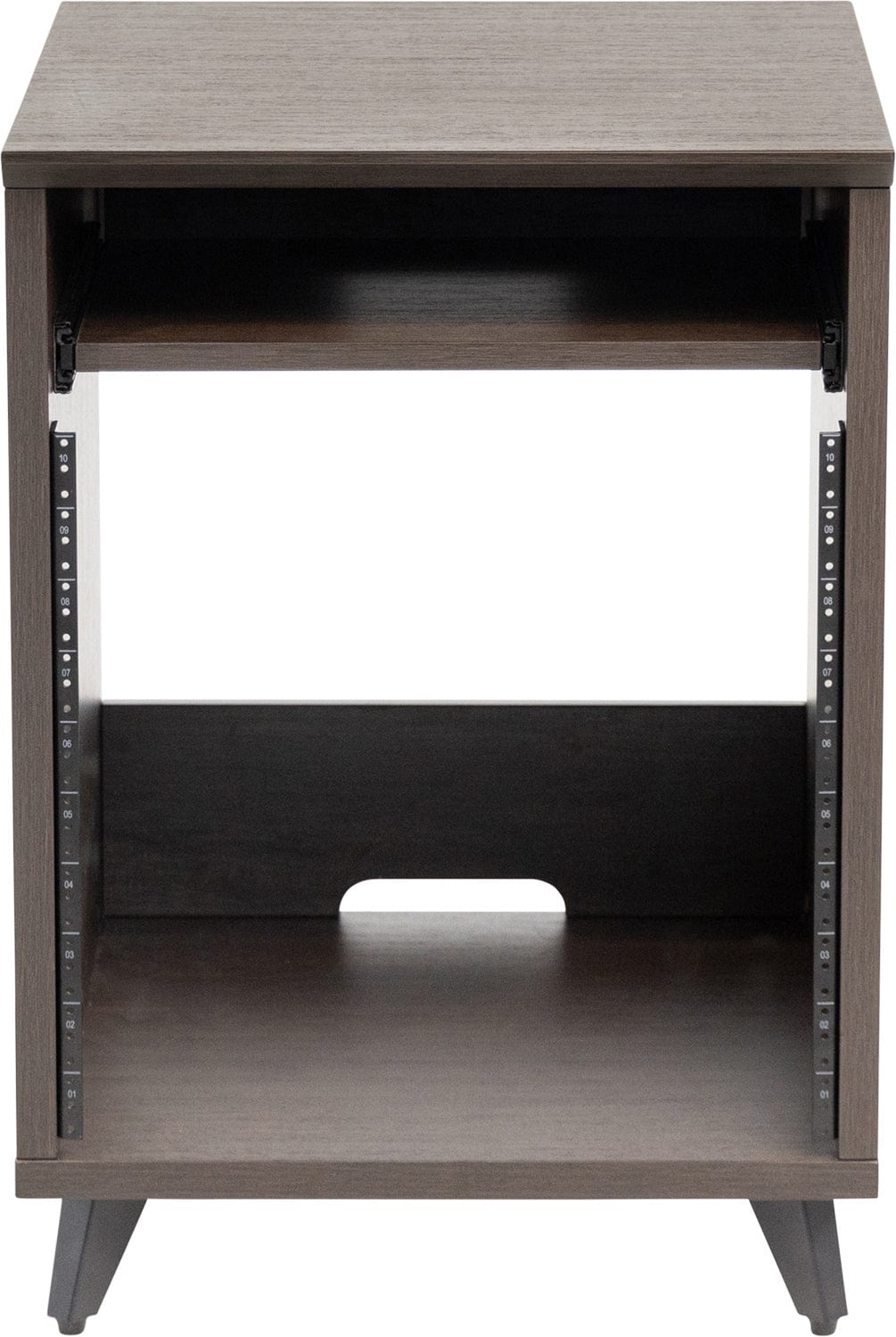 Gator Elite Furniture 10U Dark Walnut Rack Table - The Ultimate Audio Setup Solution