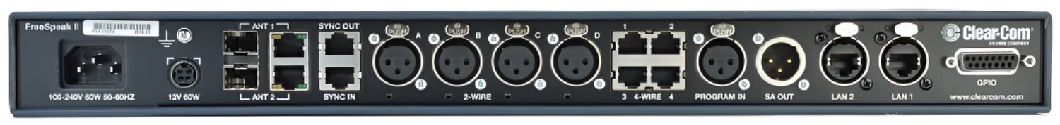 Clear-Com FSII-BASE-II-5 FreeSpeak II ：5，1RU，4/2