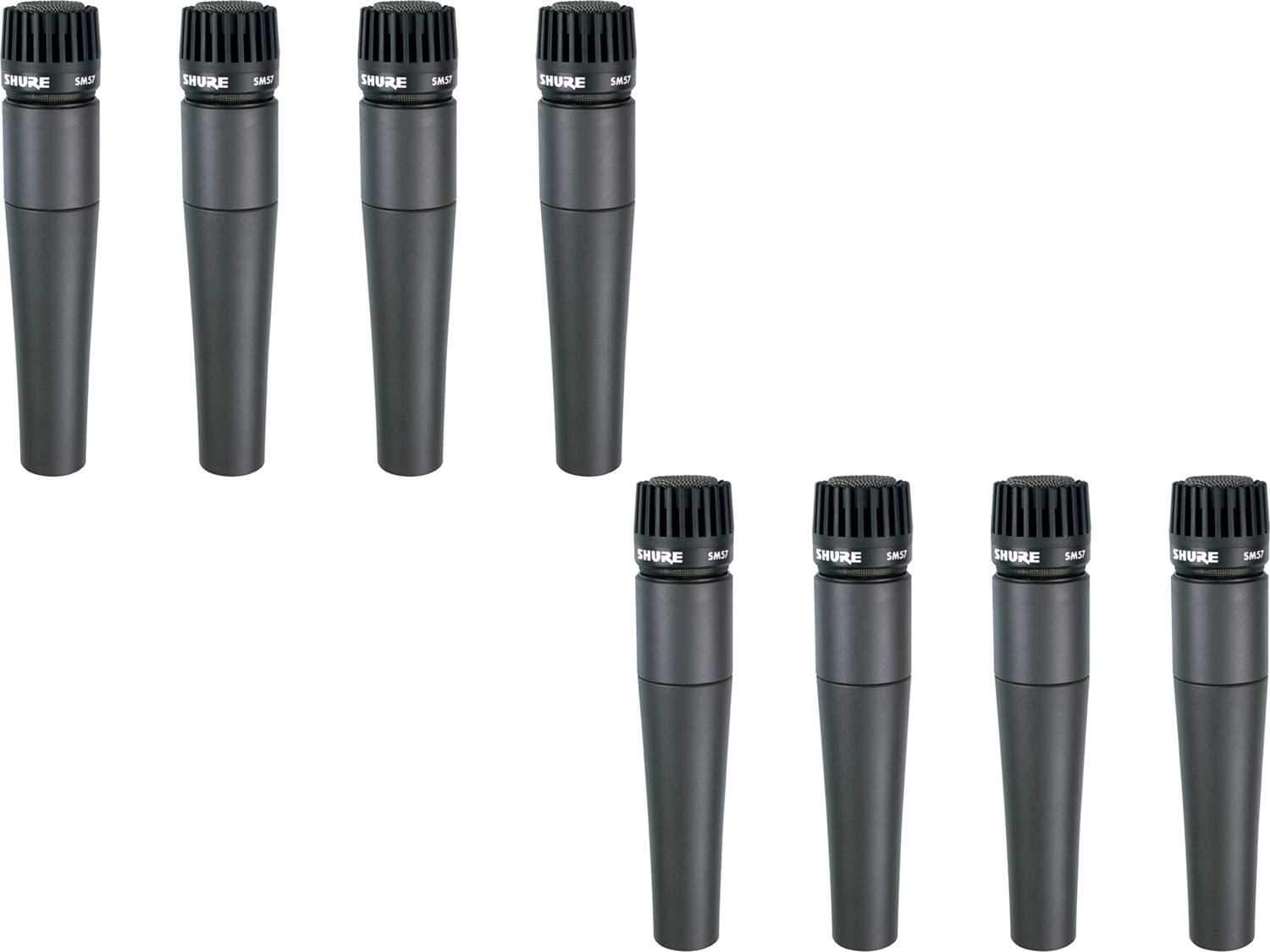 Shure SM57 Cardioid Dynamic Instrument Mic 8-Pack: Unleash Your Sound