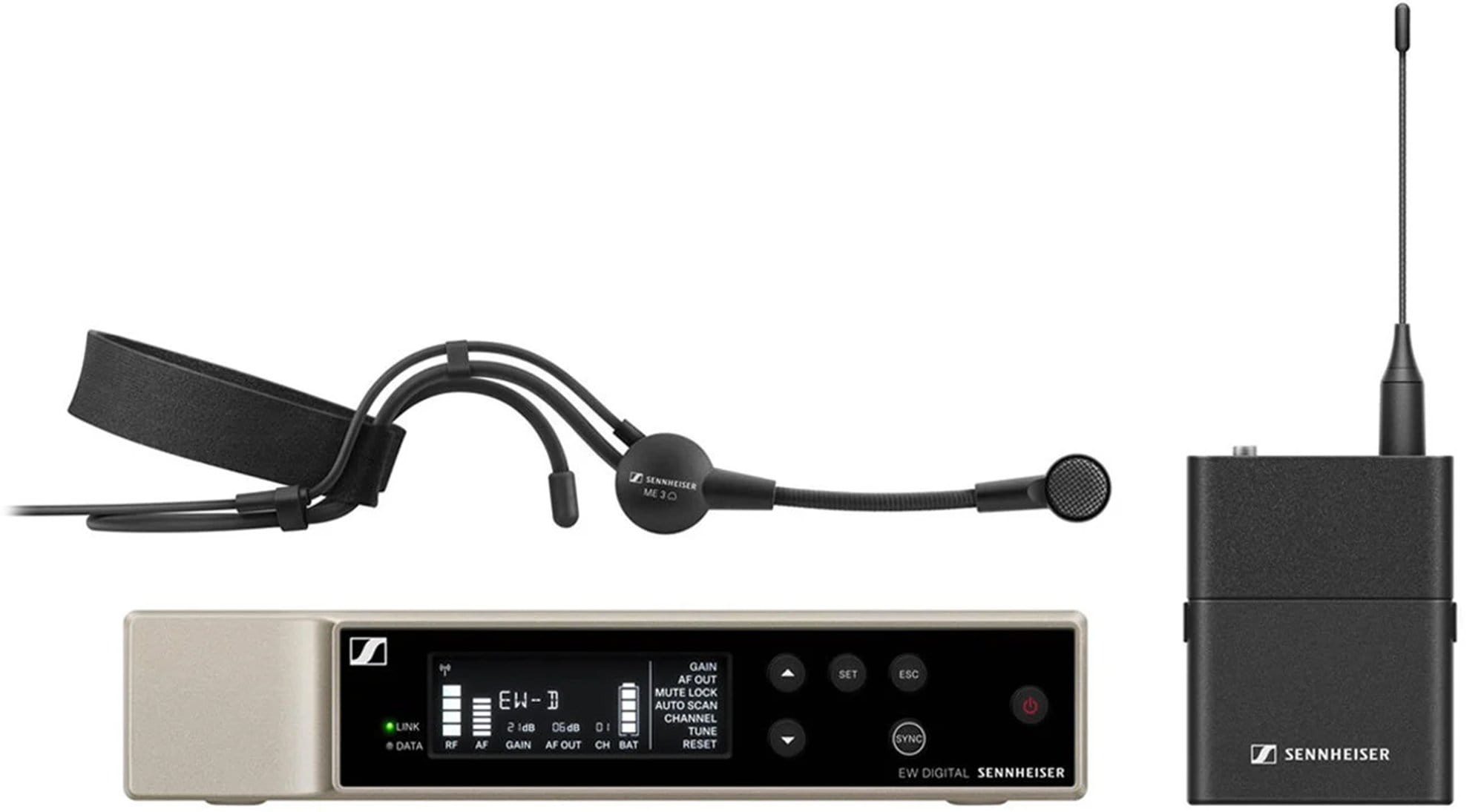 Sennheiser EW-D ME3 Digital Wireless Headset System - The Ultimate Vocal Companion