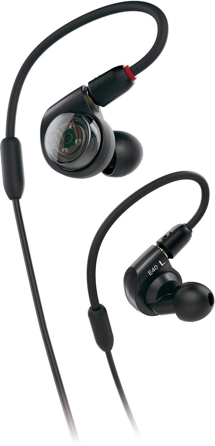 Immerse in Music with Audio Technica ATH-E40 In-ear Monitor Headphones
