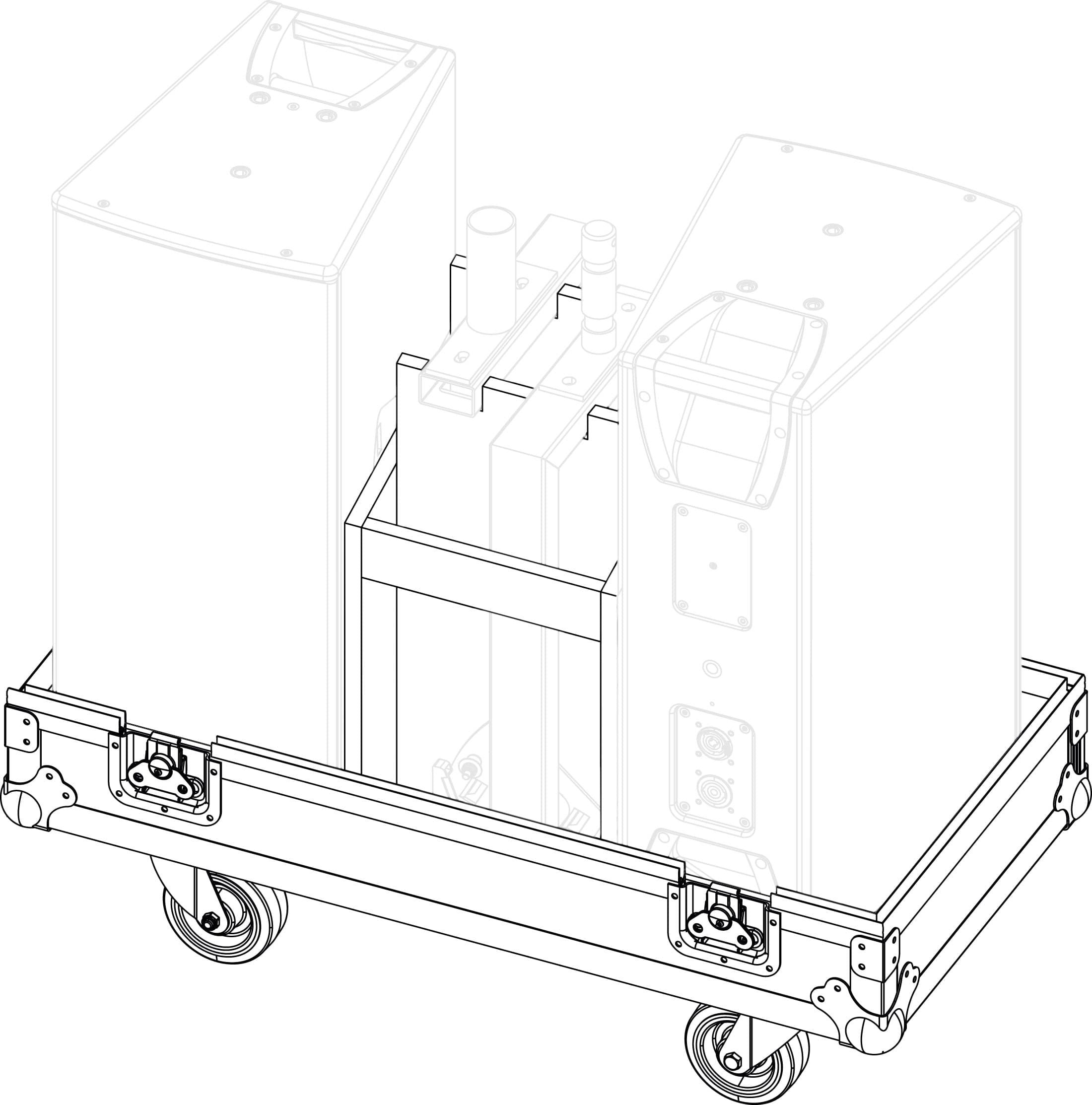 D&B Audiotechnik E7473-000 Touring Case - The Ultimate Companion for YP Setup