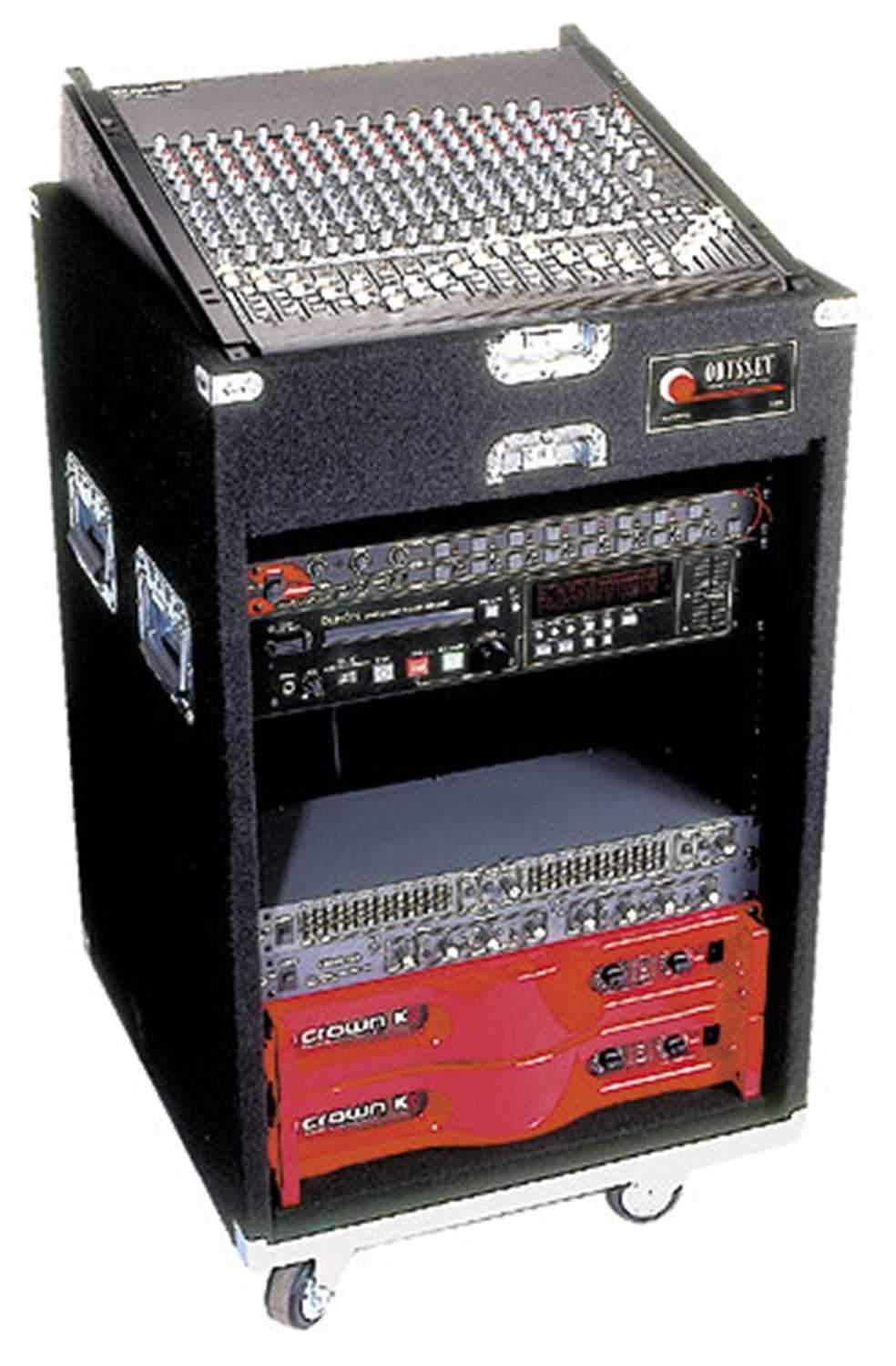 Odyssey Slant Top Rack Case - Sleek & Functional Storage for Your Gear