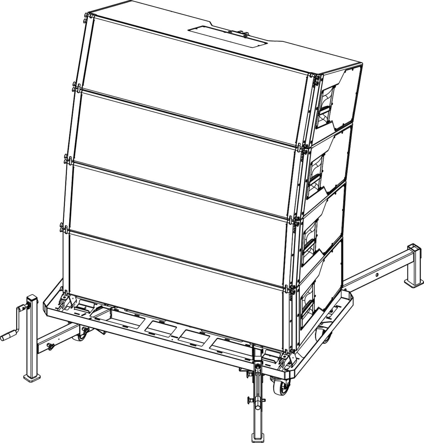 Enhanced Stability D&B Audiotechnik SL-Series Outriggers E7494.000