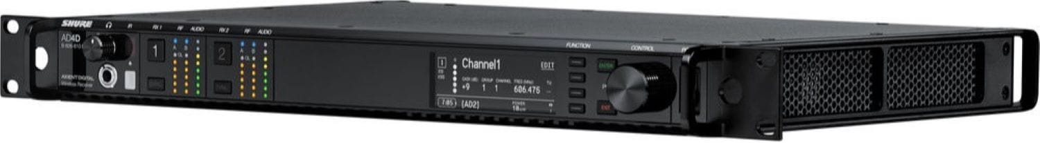Shure Axient AD4DNP B Band Two-Channel Digital Wireless Receiver - Unleash Exceptional Audio