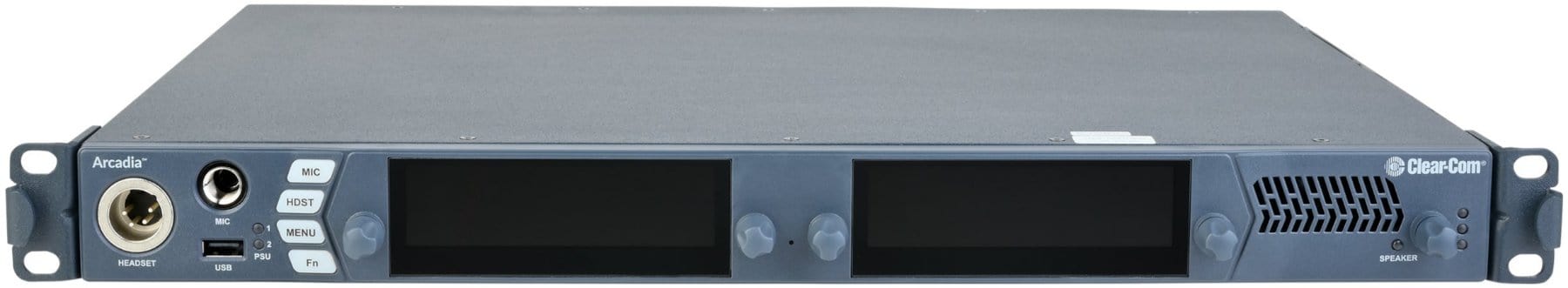 Clear-Com Arcadia Central Station: 112 Licensed Ports, 1RU, with HelixNet 4-Wire/2-Wire and Dante