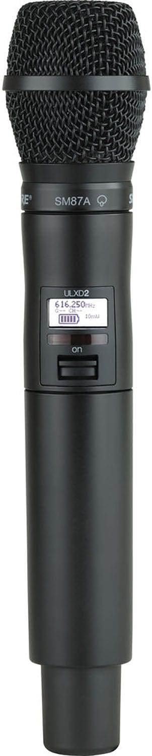 Shure ULXD2/SM87 Digital Handheld Transmitter - Crystal Clear Sound, V50 Band