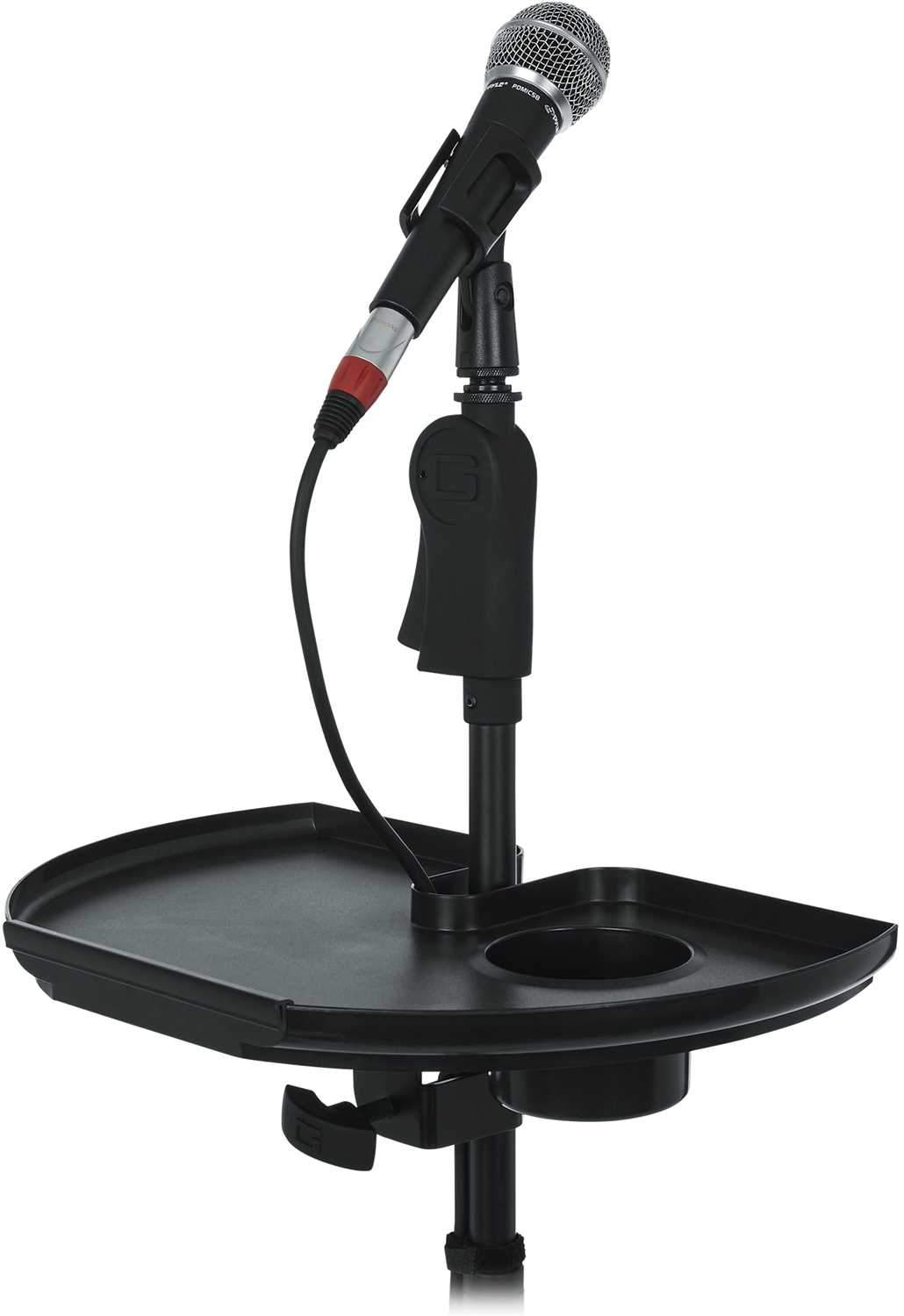 Gator Frameworks XL Mic Stand Accessory Tray - The Ultimate Accessory Holder