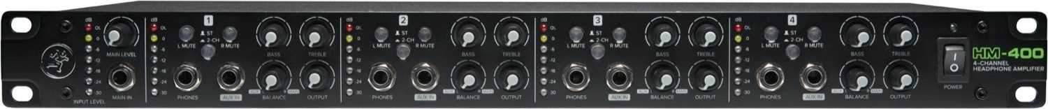 Mackie HM-400 Pro 4-Channel Headphone Amplifier - Your Ultimate Sound Solution